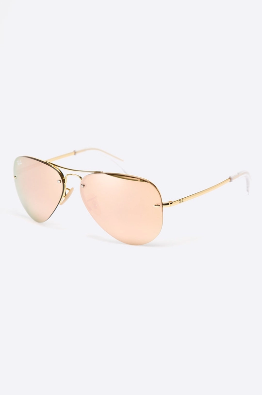 Ray-Ban okulary RB3449 złoty