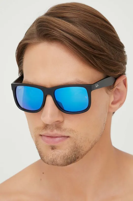 negru Ray-Ban ochelari Justin De bărbați