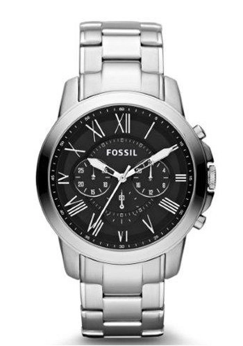 Fossil - Часовник FS4736 сребърен FS4736