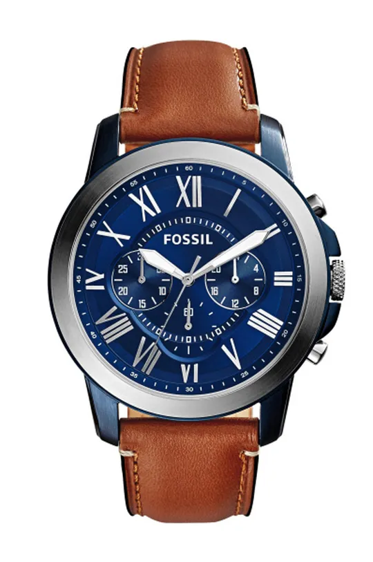 rjava Fossil ura FS5151 Moški