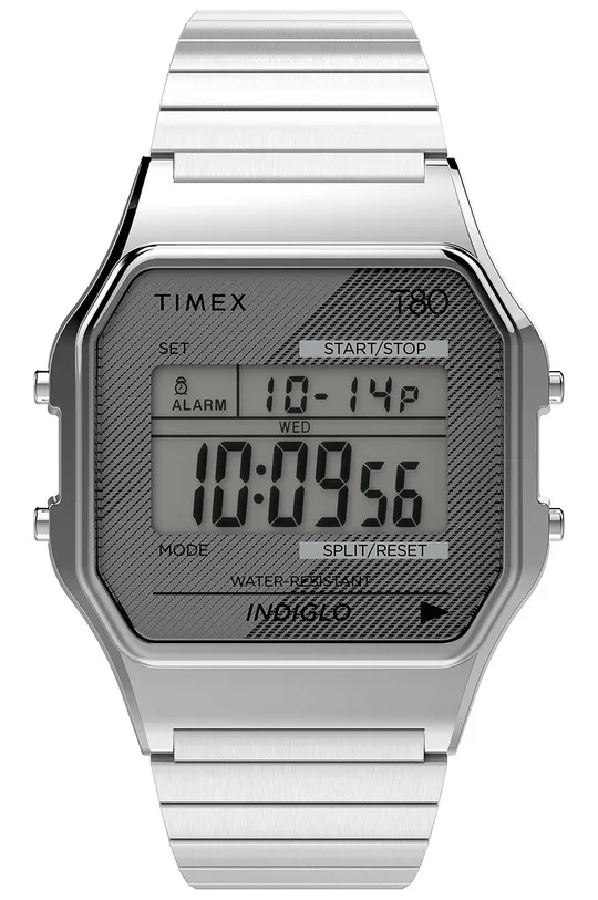 strieborná Timex - Hodinky TW2R79100 Unisex