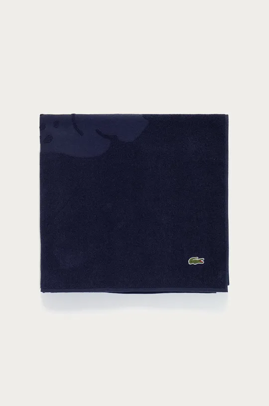 Βαμβακερή πετσέτα Lacoste σκούρο μπλε