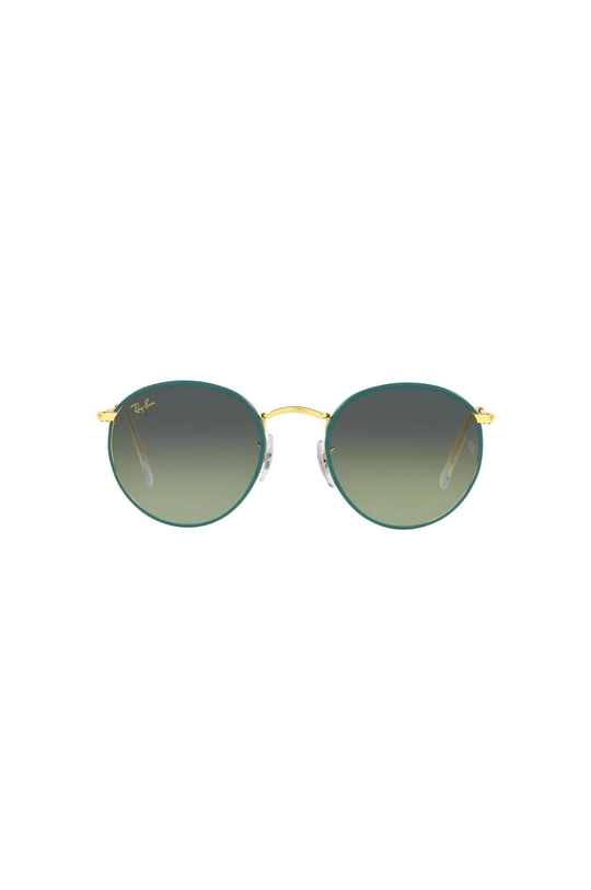 złoty Ray-Ban okulary przeciwsłoneczne ROUND FULL COLOR