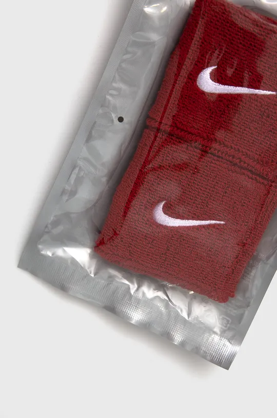 Nike Opaska na nadgarstek (2-pack) czerwony