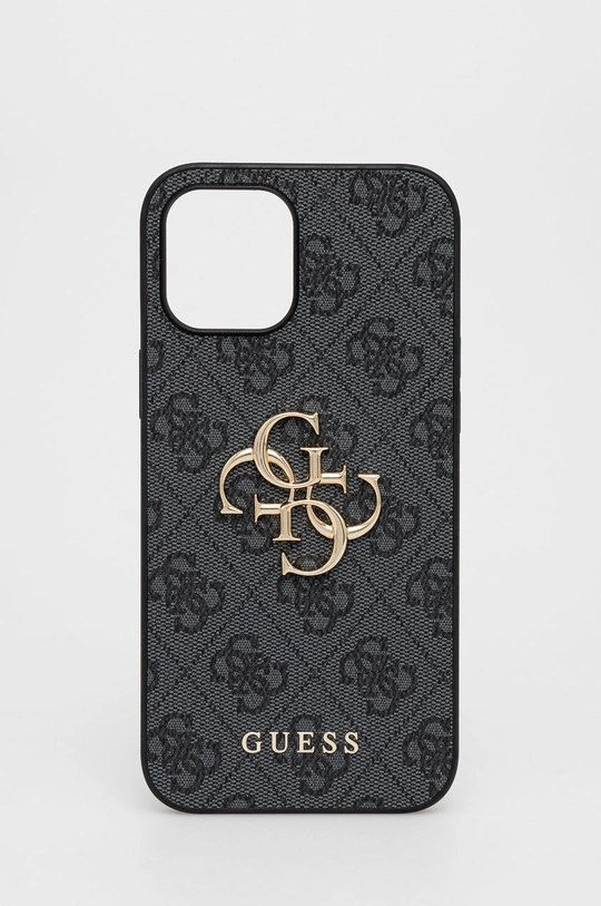 szary Guess Etui na telefon iPhone 12 Pro Max Unisex