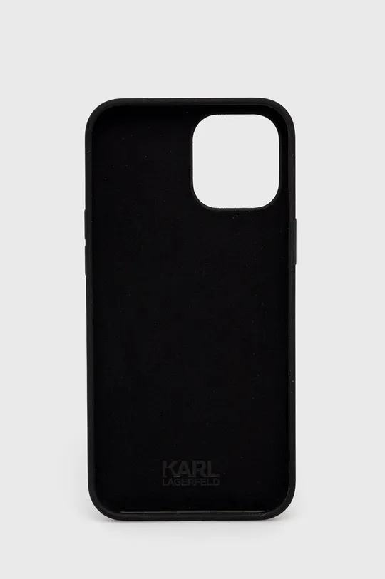 Karl Lagerfeld Etui na telefon iPhone 12 Pro Max KLHCP12LSLFKBK czarny