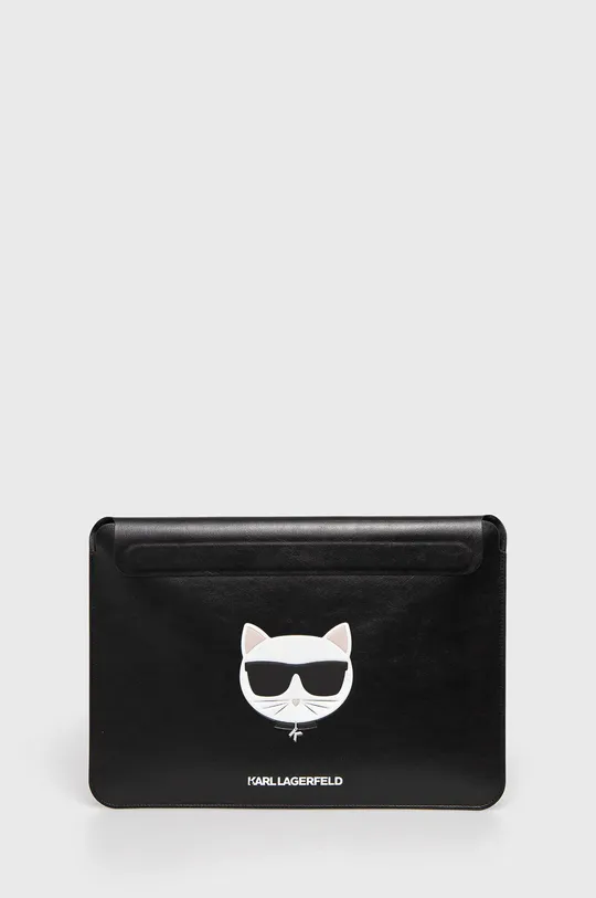 czarny Karl Lagerfeld Pokrowiec na laptopa KLCS133CHBK Unisex