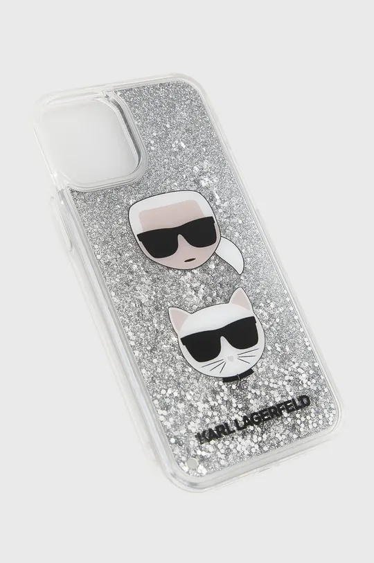Чехол на телефон Karl Lagerfeld серебрянный