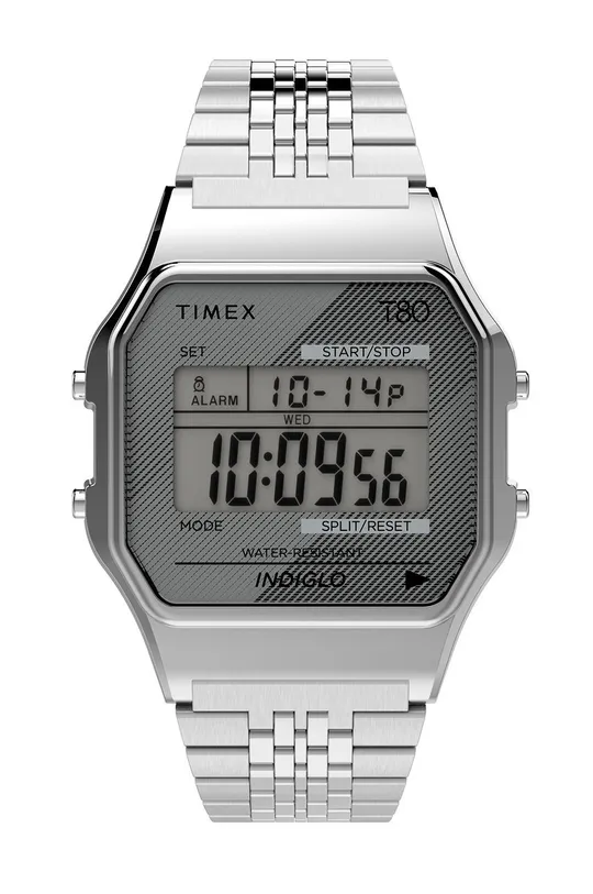 ασημί Ρολόι Timex Unisex