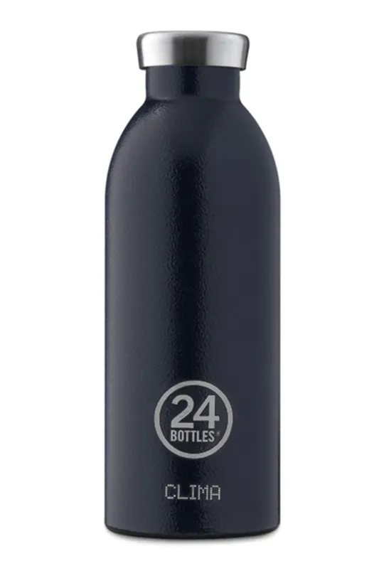 granatowy 24bottles butelka termiczna Rustic Deep Blue 500 ml Unisex