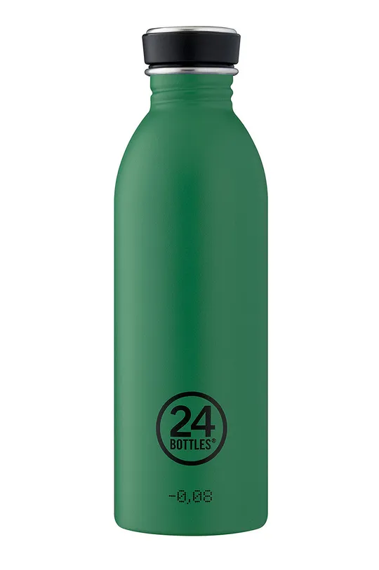 zielony 24bottles butelka na wodę Stone Emerald 500 ml Unisex