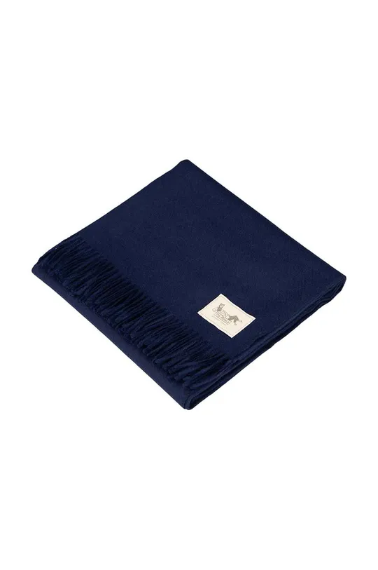 σκούρο μπλε My Alpaca - Μάλλινη κουβέρτα αλπακά 130 x 180 cm Unisex