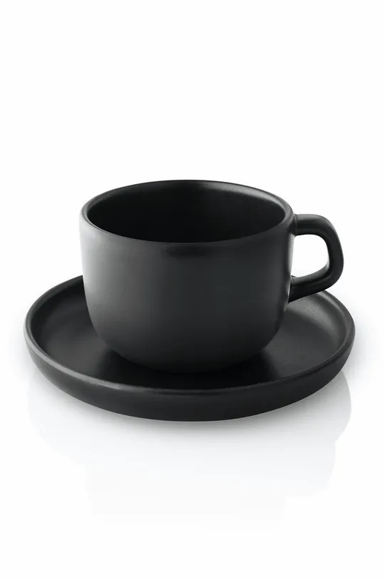 Eva Solo - Šalica za kavu s tanjurićem crna