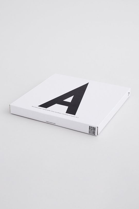 Design Letters - Farfurie alb