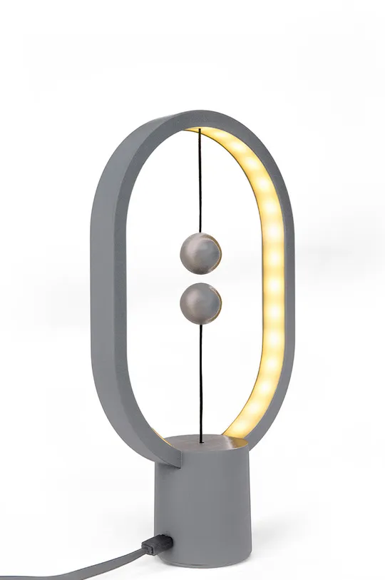 szary Allocacoc lampa stołowa Heng Balance Unisex
