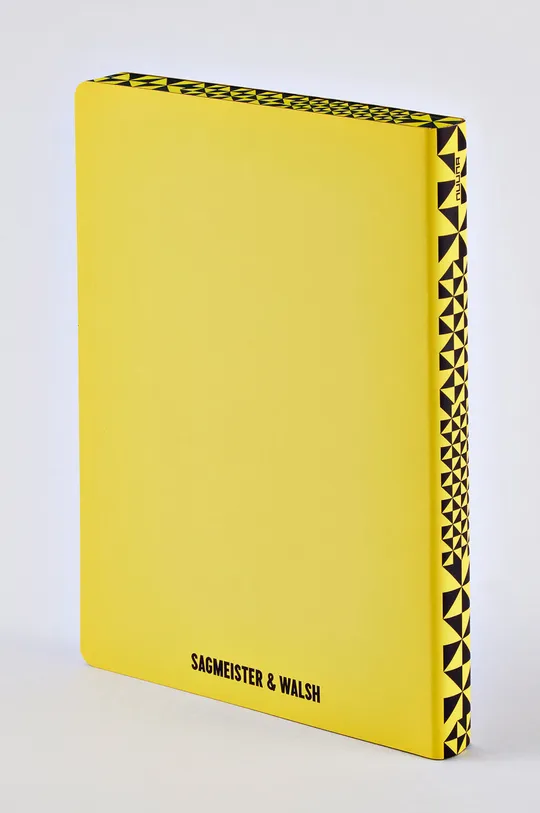 Nuuna notatnik HAPPY BOOK BY STEFAN SAGMEISTER żółty