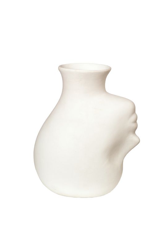 biały Pols Potten wazon dekoracyjny Unisex