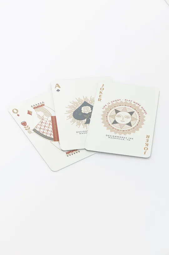 Designworks Ink carte da gioco bianco