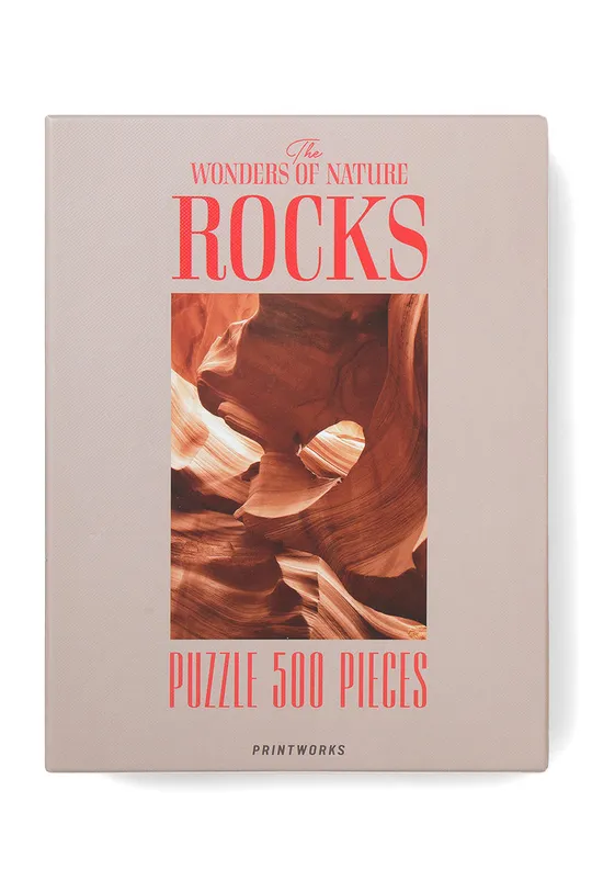 többszínű Printworks - Puzzle Wonders Rocks 500 elementów Uniszex