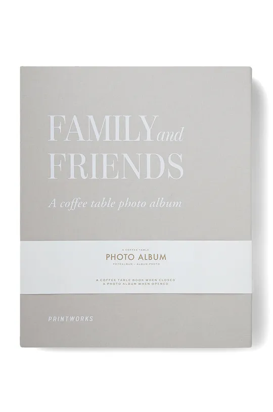 szürke Printworks - Fotóalbum Family and Friends Uniszex