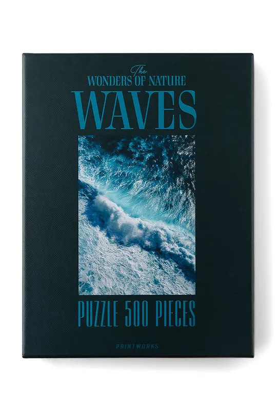 többszínű Printworks - Puzzle Wonders Waves 500 elementów Uniszex