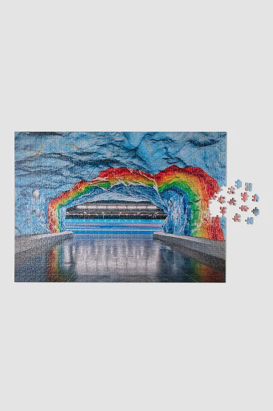 Printworks - Puzzle Subway Art Rainbow 1000 elementów viacfarebná