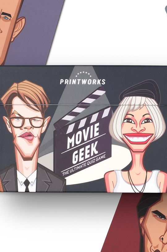 Printworks - Hra asociací Movie geek vícebarevná