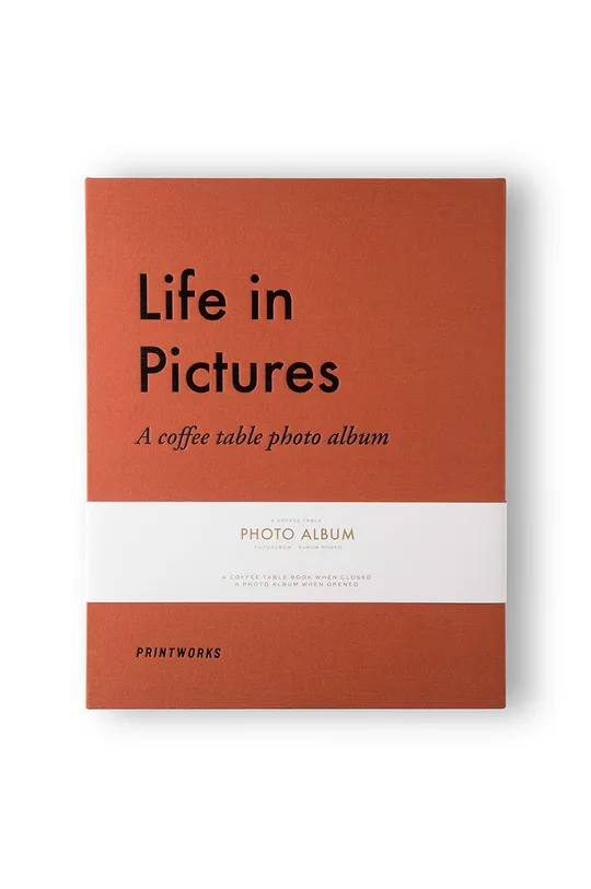 oranžová Printworks - Fotoalbum Life In Pictures Unisex