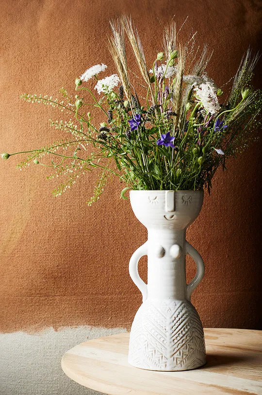 Madam Stoltz vaso decorativo bianco