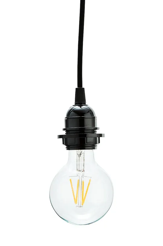čierna Madam Stoltz - Dekoračná žiarovka s objímkou ​​na zavesenie Unisex