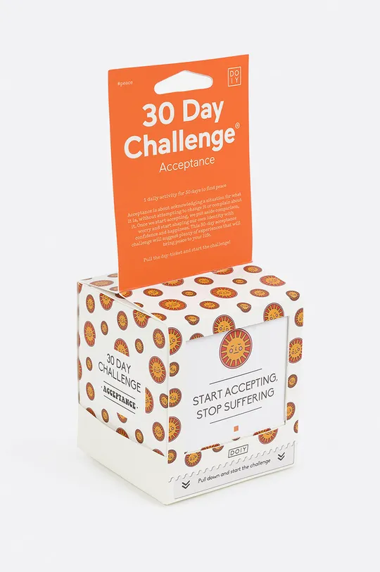 multicolor DOIY zestaw karteczek 30 Day Challenge Acceptance Unisex