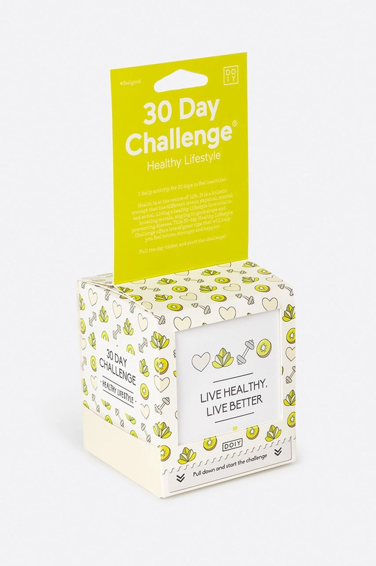 többszínű DOIY - Kártya szett 30 Day Challenge Healthy Life Uniszex