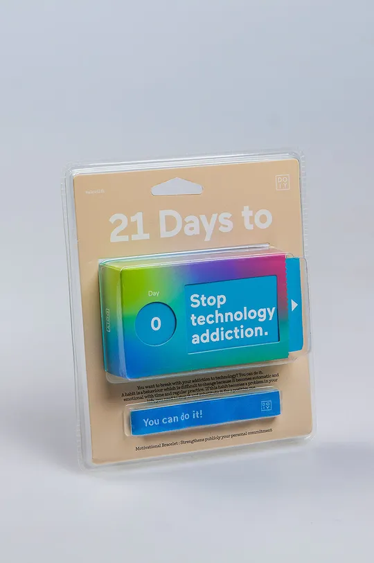 πολύχρωμο DOIY - Κάρτες κινήτρων 21 Days To Stop Tech Addiction