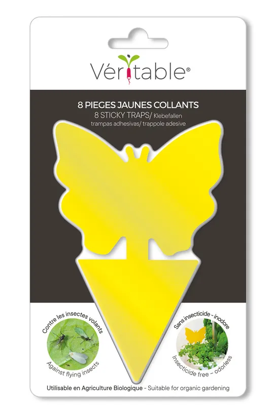 κίτρινο Veritable - Κολλώδεις παγίδες για έντομα (8-pack) Unisex