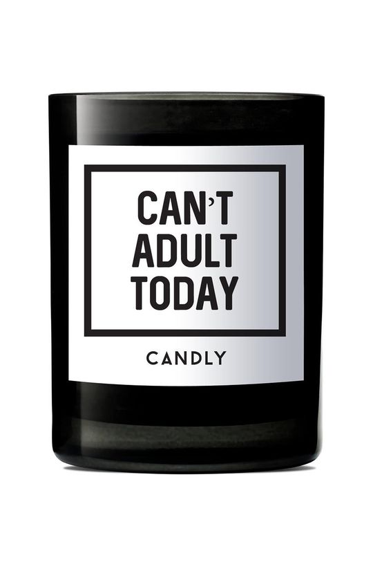 crna Candly - Mirisna svijeća od sojinog voska Can't Adult Today Unisex