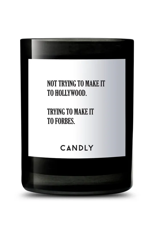 μαύρο Candly - Αρωματικό κερί σόγιας Not trying to make it to Hollywood Unisex