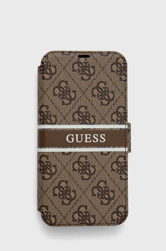 hnedá Puzdro na mobil Guess iPhone 13 Pro Unisex