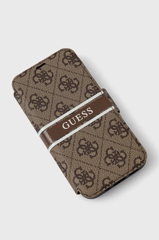 hnedá Puzdro na mobil Guess iPhone 13 Mini Unisex