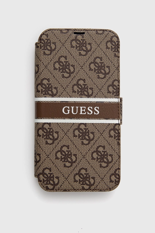 brązowy Guess Etui na telefon iPhone 13 Unisex