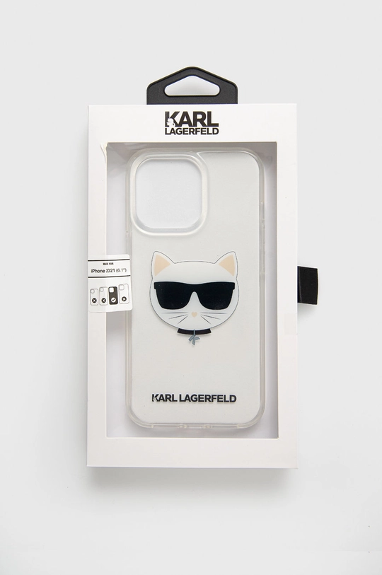 Karl Lagerfeld Etui na telefon iPhone 13 Pro KLHCP13LCTR Materiał syntetyczny