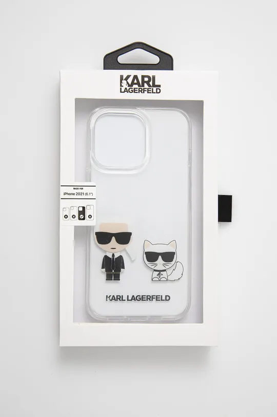 Etui za telefon Karl Lagerfeld iPhone 13 Pro  Sintetični material