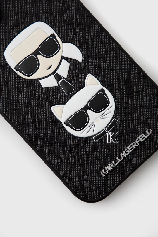 Karl Lagerfeld Etui na telefon iPhone 13 Pro Max KLHCP13XSAKICKCBK czarny