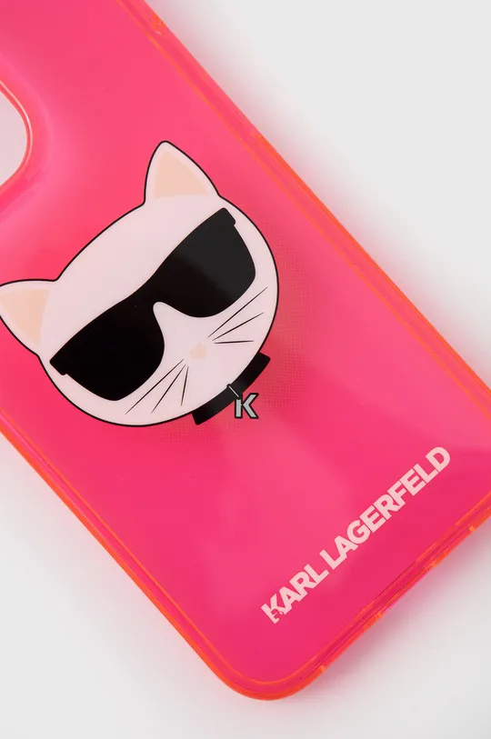 Karl Lagerfeld Etui na telefon iPhone 13 Pro KLHCP13LCHTRP różowy