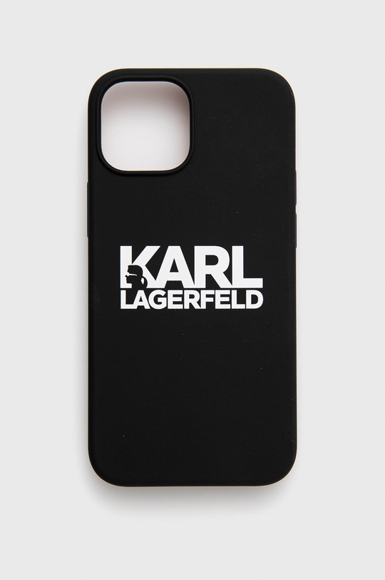 črna Etui za telefon Karl Lagerfeld iPhone 13 Unisex