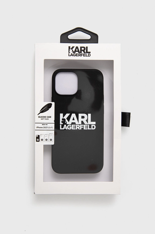 Karl Lagerfeld Etui na telefon iPhone 13 Mini KLHCP13SSLKLRBK Silikon