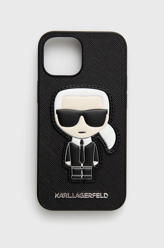 czarny Karl Lagerfeld Etui na telefon iPhone 13 Mini KLHCP13SOKPK Unisex