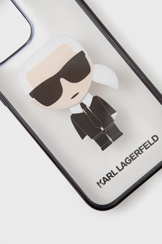 Karl Lagerfeld Etui na telefon iPhone 13 Pro KLHCP13LHIKCK transparentny