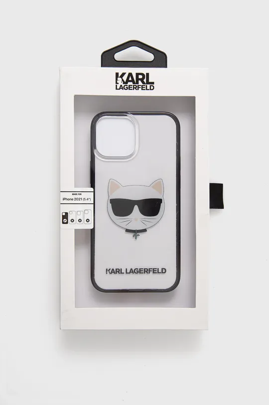 Karl Lagerfeld Etui na telefon iPhone 13 Mini KLHCP13SHCHCK Materiał syntetyczny