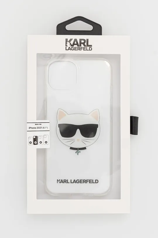 Karl Lagerfeld Etui na telefon iPhone 13 KLHCP13MCTR Materiał syntetyczny