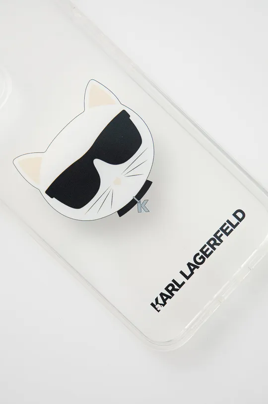 Karl Lagerfeld ovitek za telefon iPhone 13 Mini KLHCP13SCTR transparentna